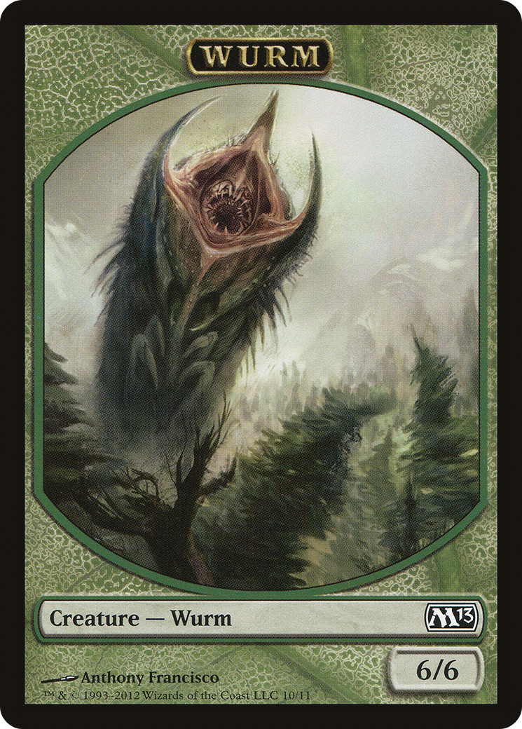 Wurm Token [Magic 2013 Tokens] | Silver Goblin