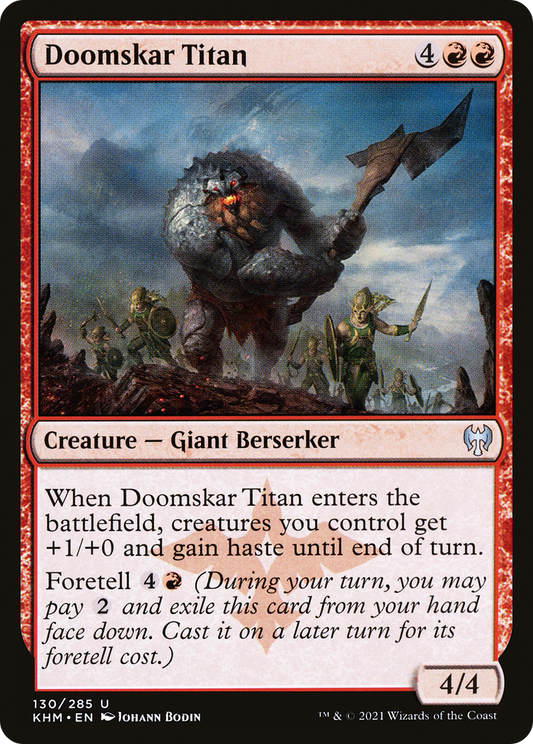 Doomskar Titan [Kaldheim] Foil