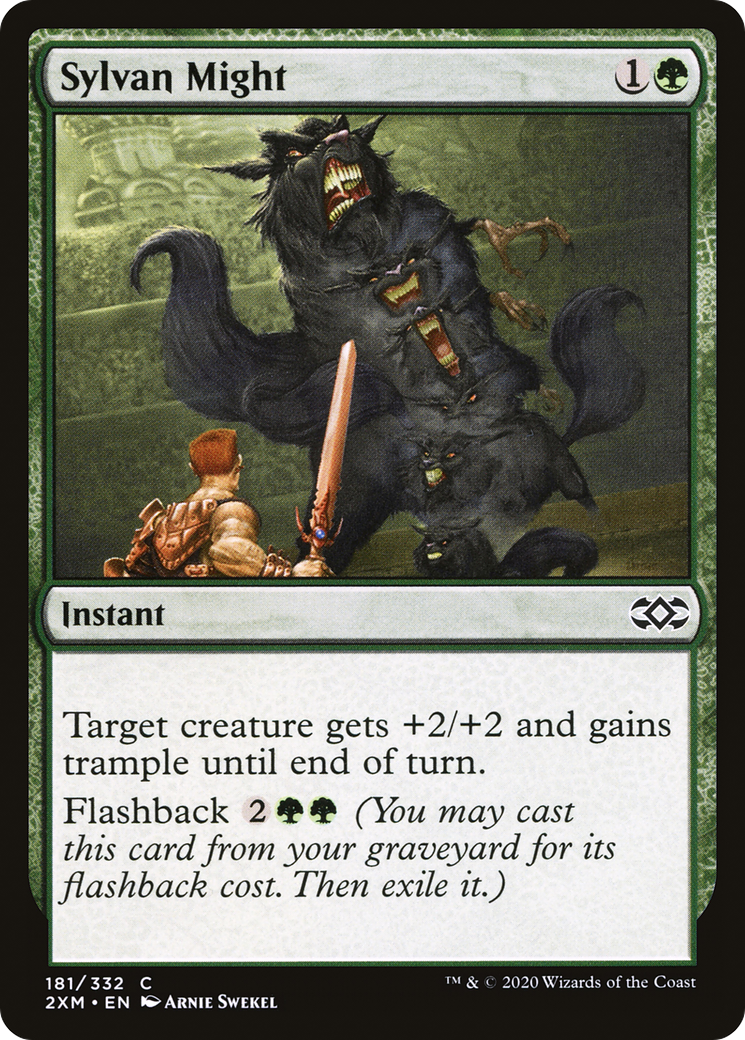 Sylvan Might [Double Masters] Foil