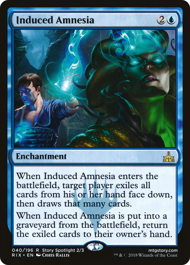 Induced Amnesia [Rivals of Ixalan] | Silver Goblin