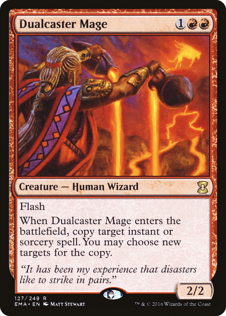 Dualcaster Mage (127) Foil - Eternal Masters