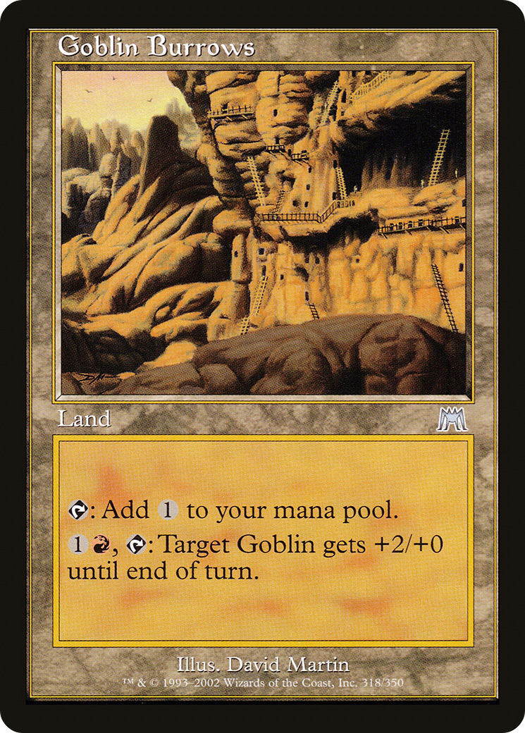 Goblin Burrows [Onslaught] Foil