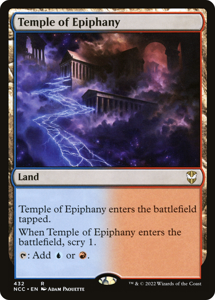 Temple of Epiphany [Streets of New Capenna Commander]