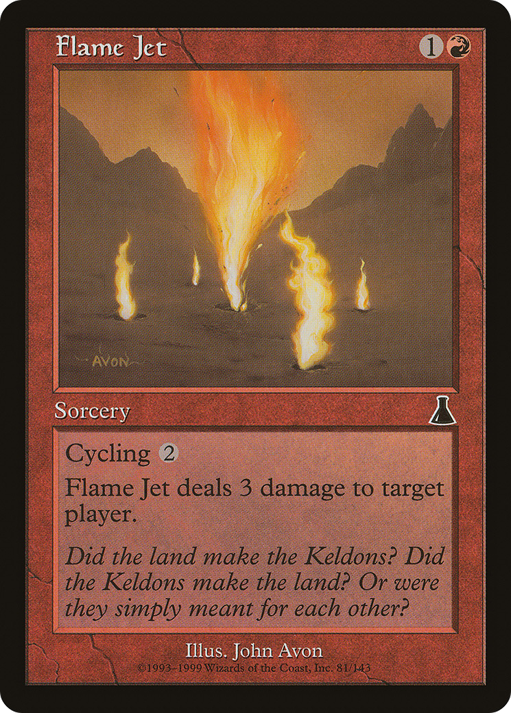 Flame Jet [Urza's Destiny] Foil