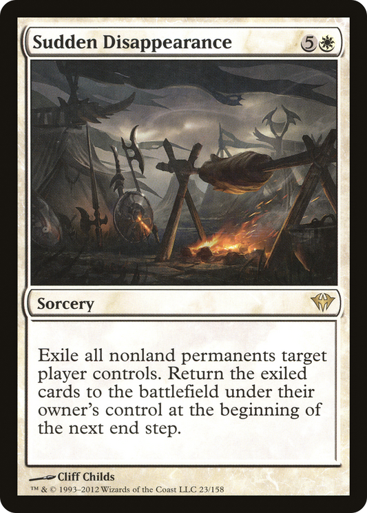 Sudden Disappearance [Dark Ascension] Foil