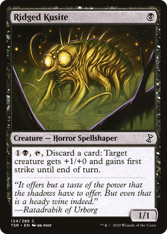 Ridged Kusite [Time Spiral Remastered] Foil