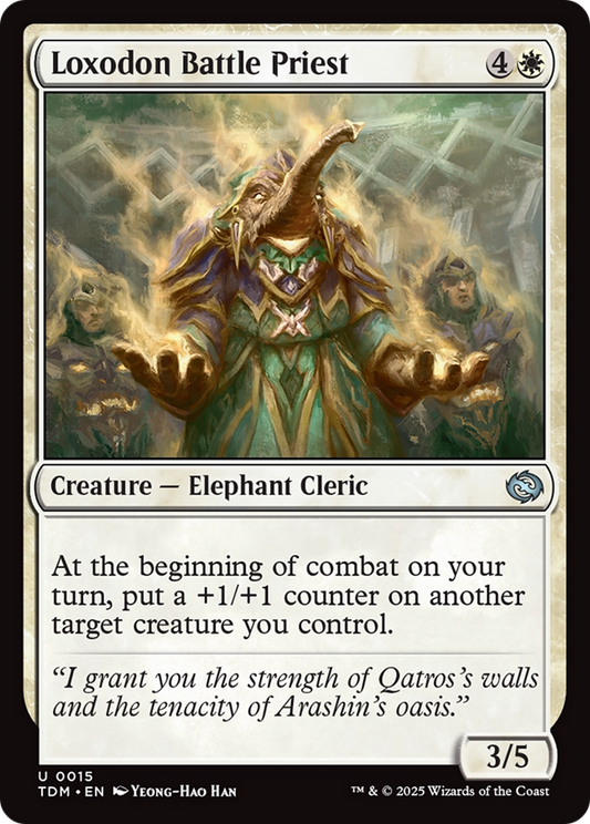 Loxodon Battle Priest (015) Foil - Tarkir: Dragonstorm