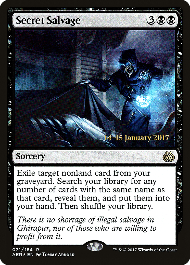 Secret Salvage [Aether Revolt Prerelease Promos]