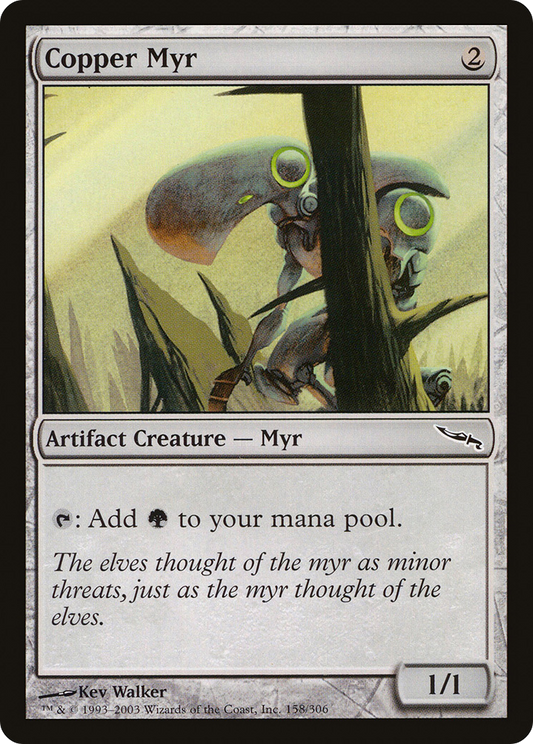 Copper Myr [Mirrodin] Foil