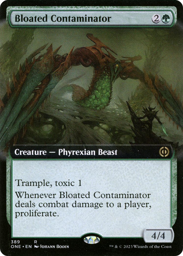 Bloated Contaminator (Extended Art) [Phyrexia: All Will Be One] Foil