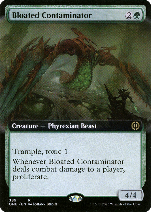 Bloated Contaminator (Extended Art) [Phyrexia: All Will Be One] Foil