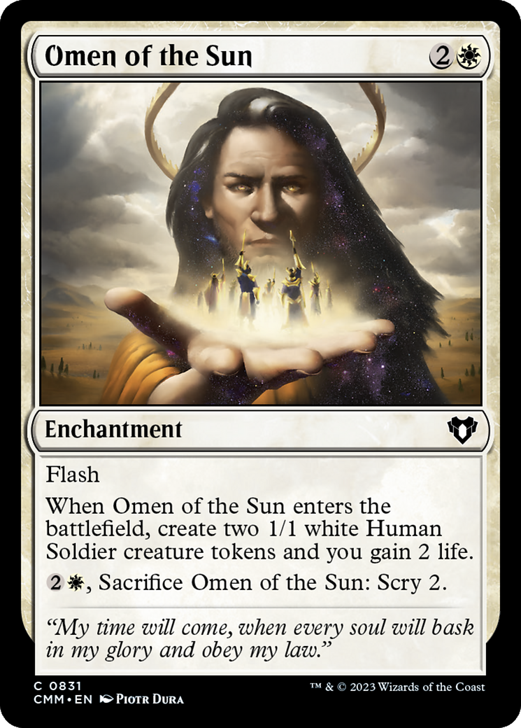 Omen of the Sun [Commander Masters] | Silver Goblin