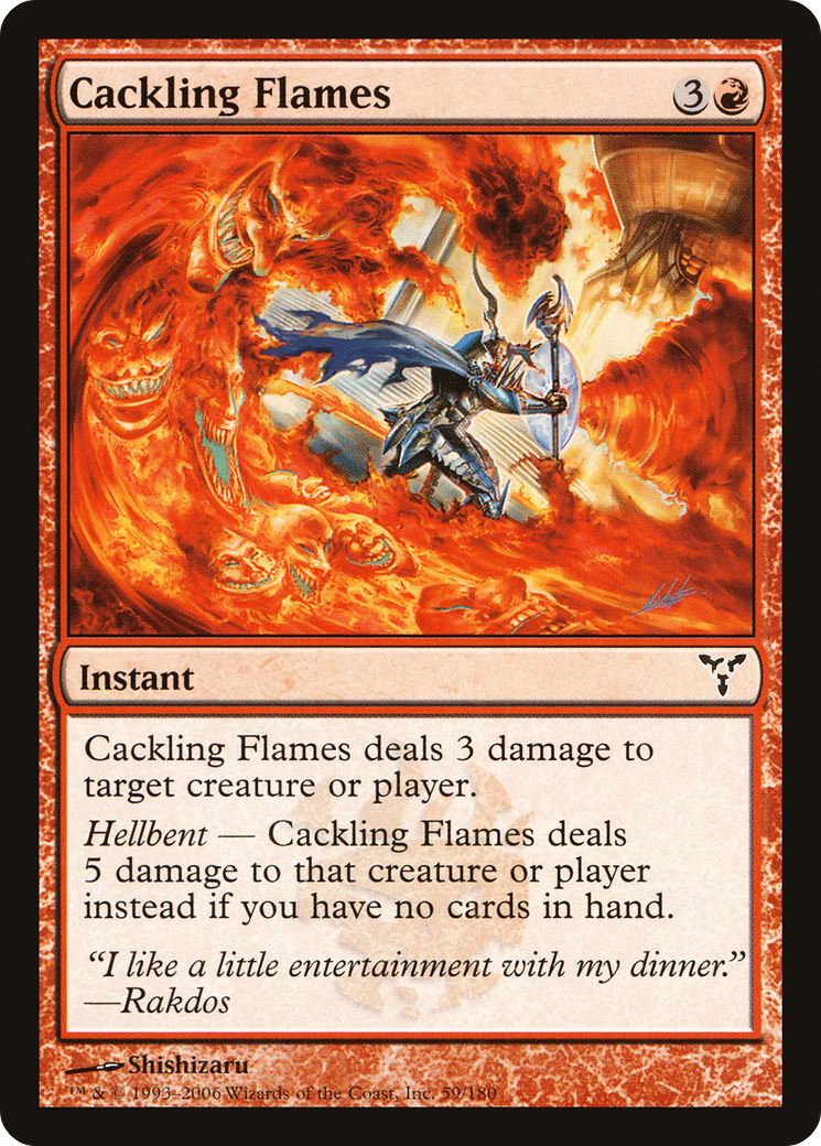 Cackling Flames [Dissension] | Silver Goblin