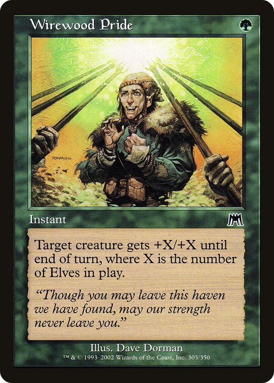Wirewood Pride [Onslaught] Foil