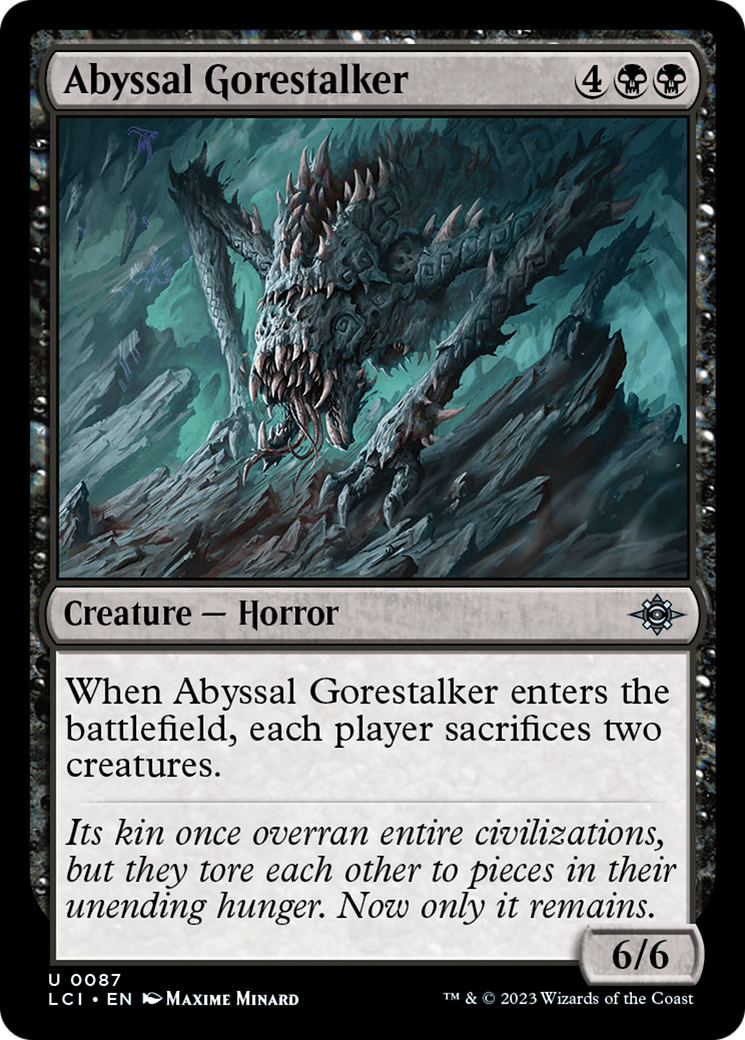 Abyssal Gorestalker [The Lost Caverns of Ixalan] Foil