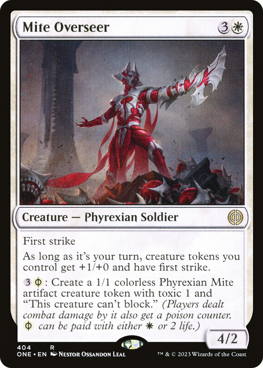 Mite Overseer [Phyrexia: All Will Be One] Foil