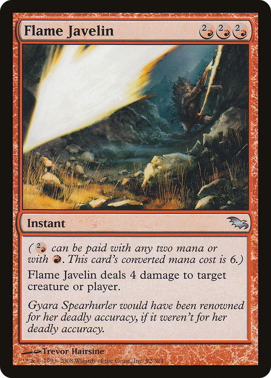 Flame Javelin [Shadowmoor] Foil