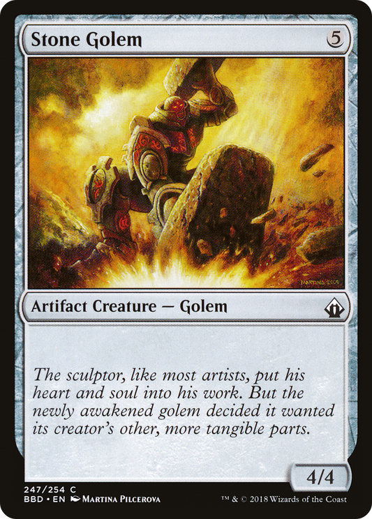 Stone Golem [Battlebond] Foil