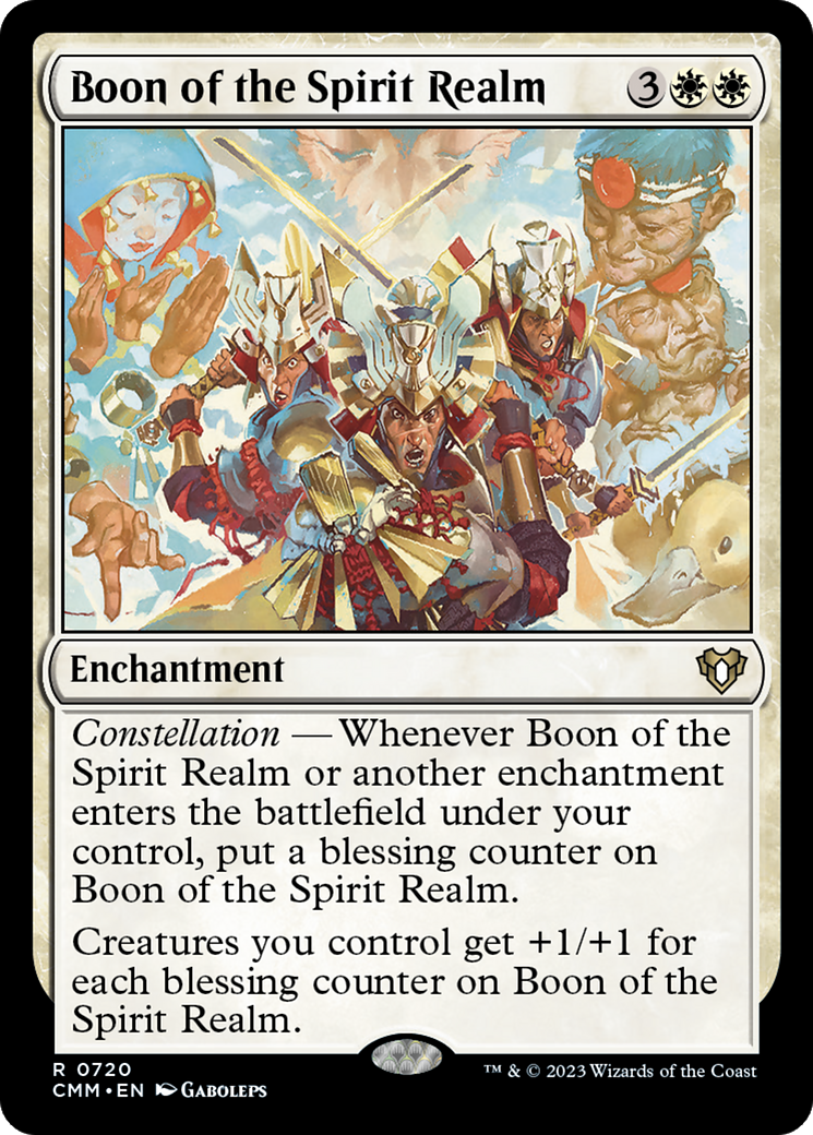 Boon of the Spirit Realm [Commander Masters] | Silver Goblin