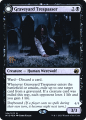 Graveyard Trespasser // Graveyard Glutton [Innistrad: Midnight Hunt Prerelease Promos] | Silver Goblin