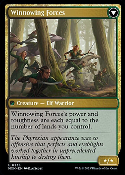 Invasion of Lorwyn // Winnowing Forces [March of the Machine] Foil