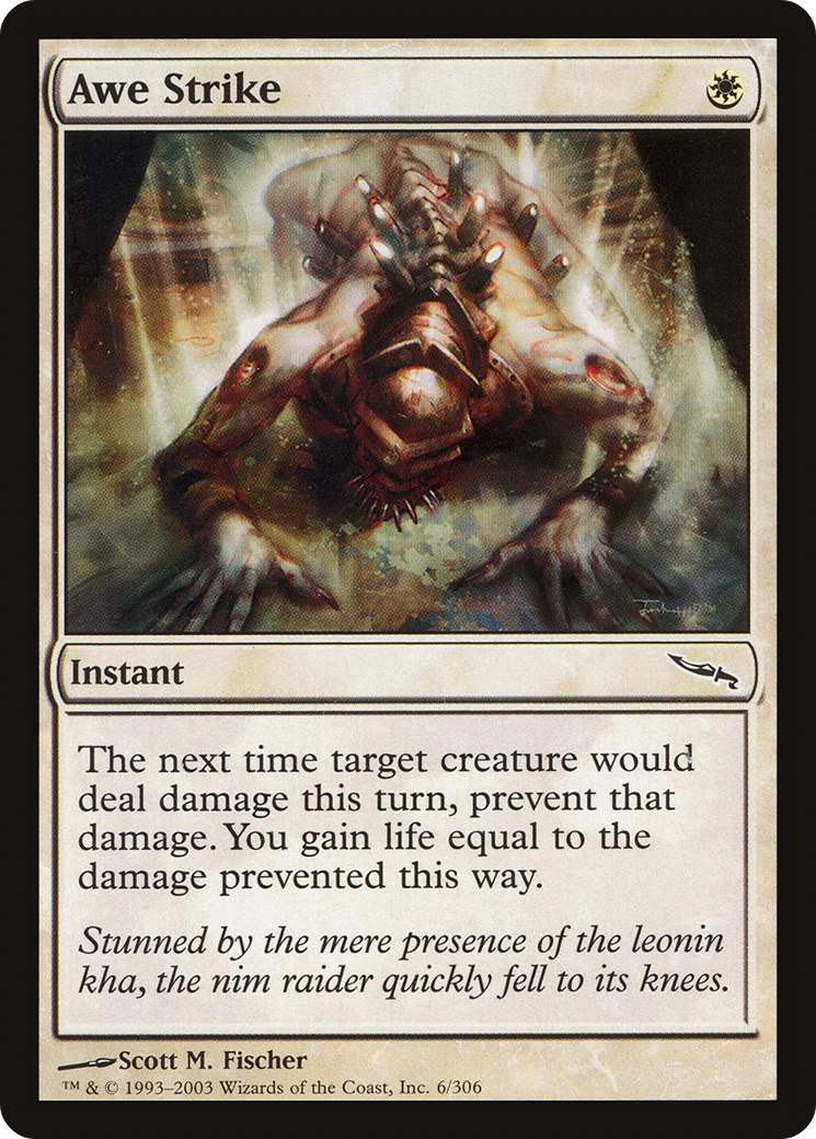 Awe Strike [Mirrodin] Foil