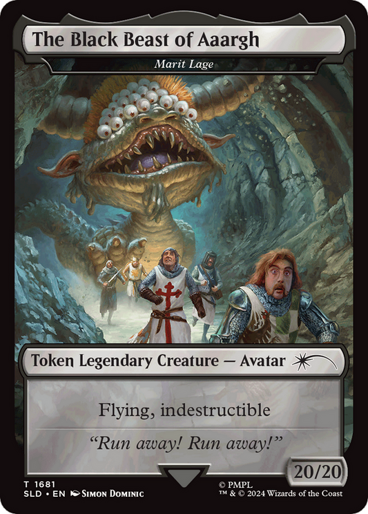 The Black Beast of Aaargh - Marit Lage Token [Secret Lair Drop Series] Foil