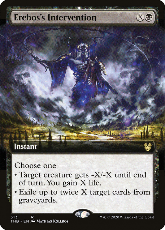 Erebos's Intervention (Extended Art) [Theros Beyond Death] Foil