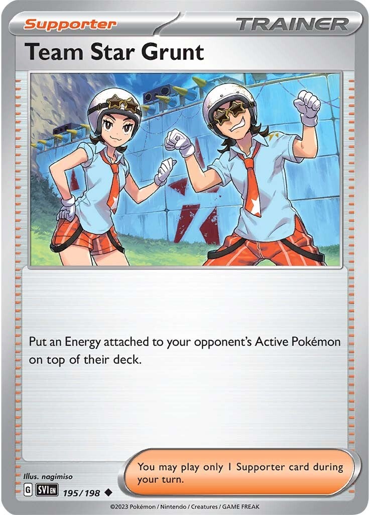 Team Star Grunt (195/198) [Scarlet & Violet: Base Set] | Silver Goblin