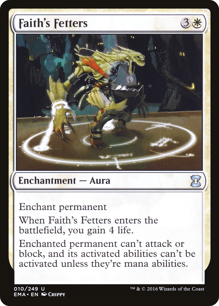 Faith's Fetters (010) Foil - Eternal Masters