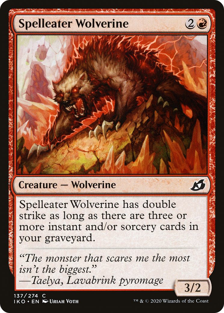 Spelleater Wolverine (137) - Ikoria: Lair of Behemoths