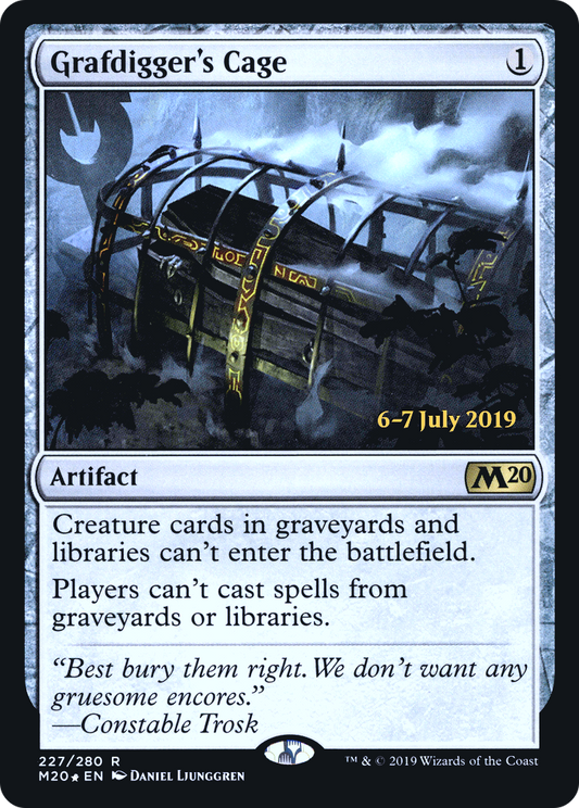 Grafdigger's Cage [Core Set 2020 Prerelease Promos]