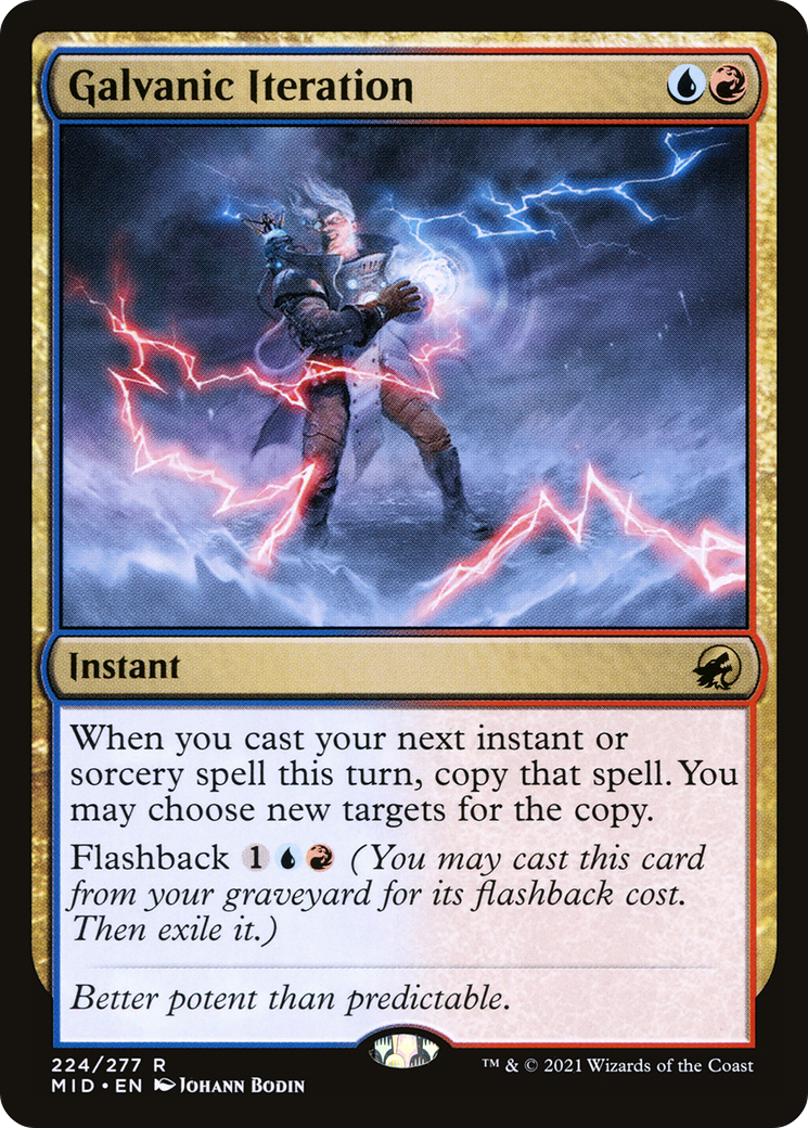Galvanic Iteration [Innistrad: Midnight Hunt] Foil