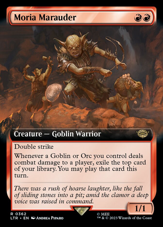 Moria Marauder (Extended Art) [The Lord of the Rings: Tales of Middle-Earth] | Silver Goblin