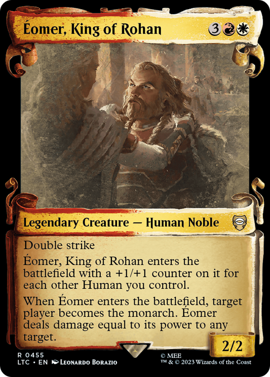 Eomer, King of Rohan [The Lord of the Rings: Tales of Middle-Earth Commander Showcase Scrolls] Foil