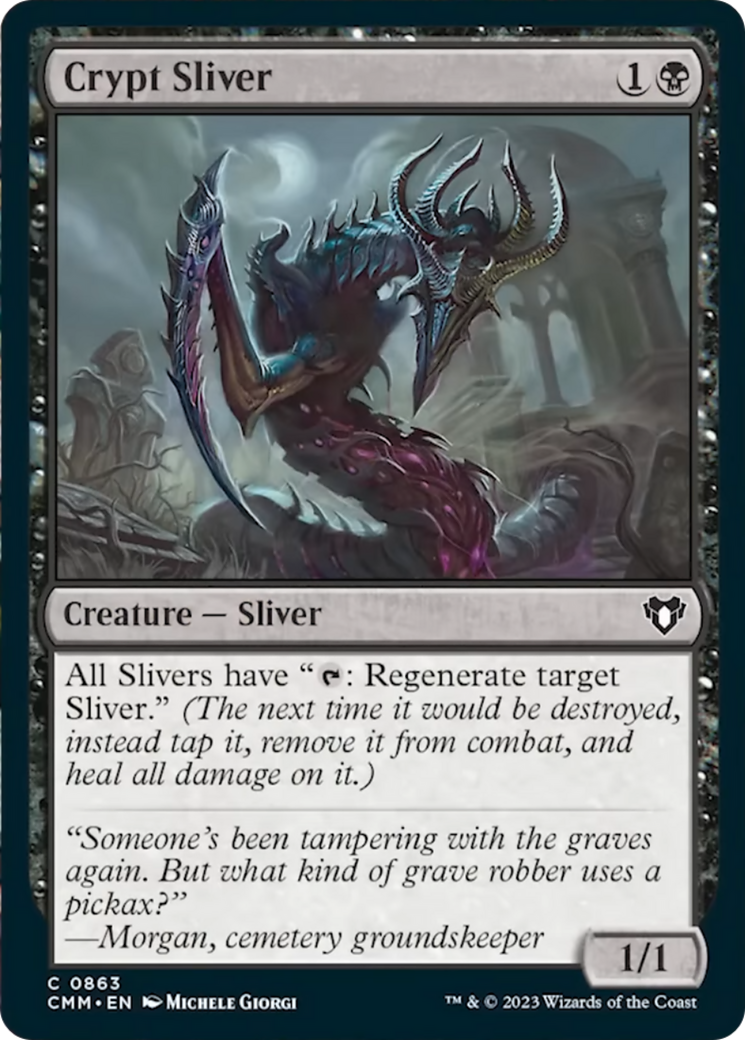 Crypt Sliver [Commander Masters] | Silver Goblin