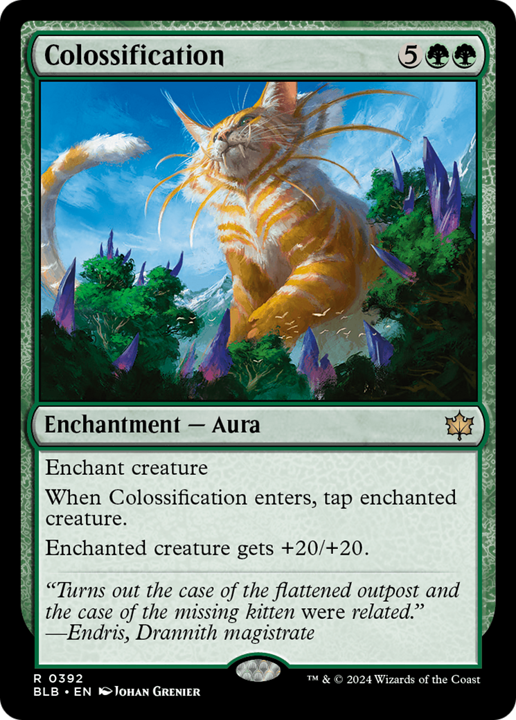 Colossification [Bloomburrow] | Silver Goblin