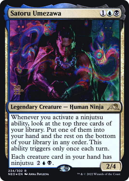 Satoru Umezawa [Kamigawa: Neon Dynasty Prerelease Promos]