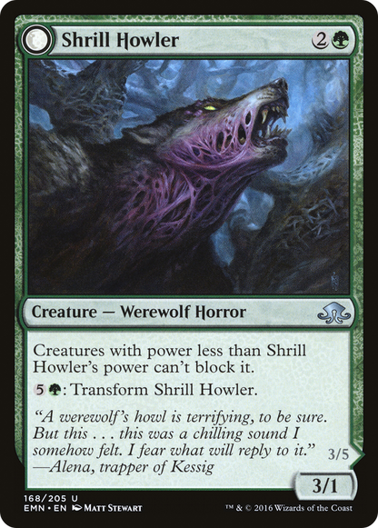 Shrill Howler (168) Foil - Eldritch Moon