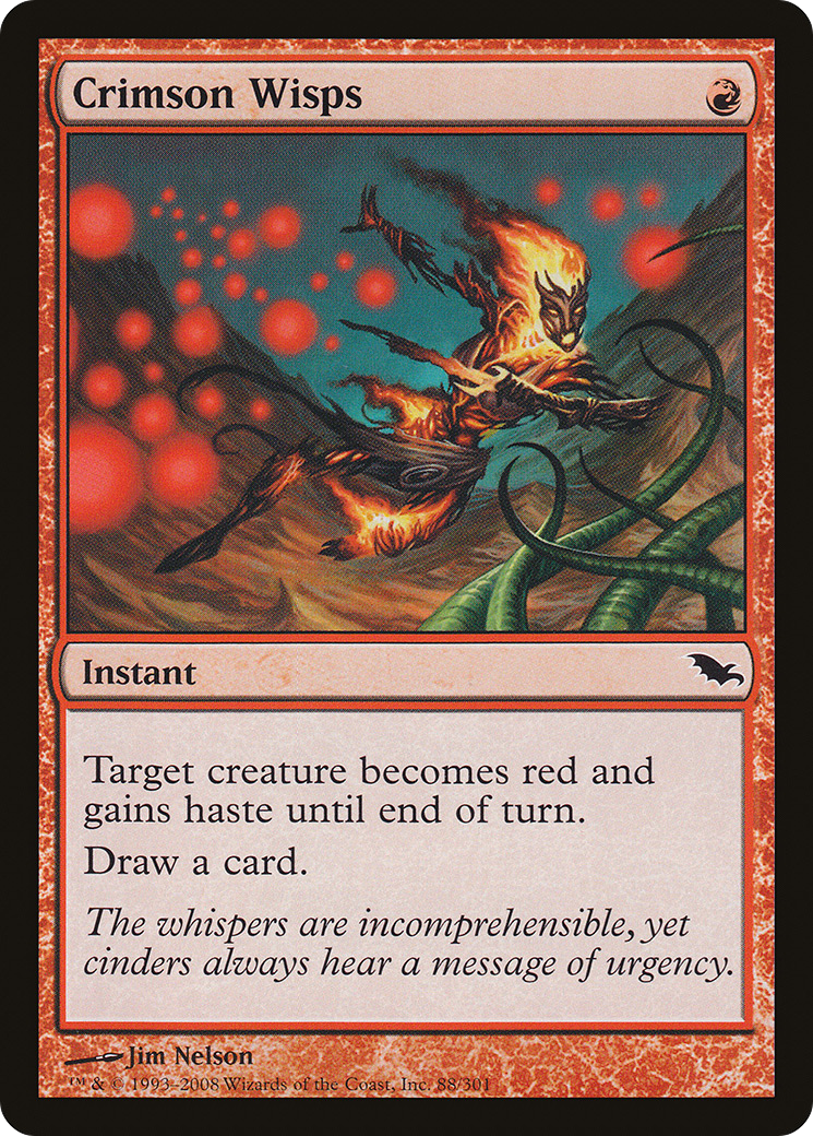 Crimson Wisps [Shadowmoor] Foil