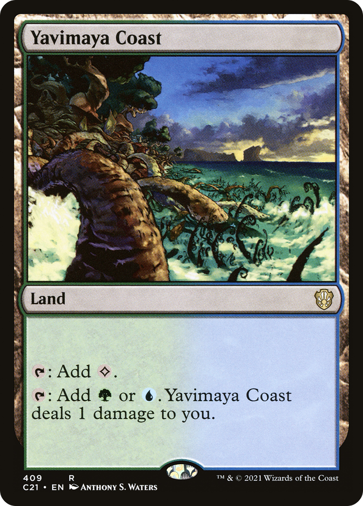 Yavimaya Coast [Commander 2021] | Silver Goblin