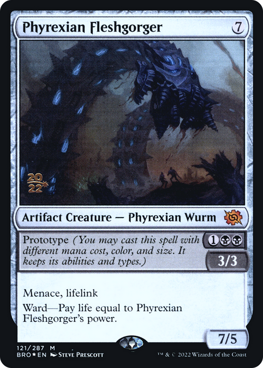 Phyrexian Fleshgorger [The Brothers' War Prerelease Promos]