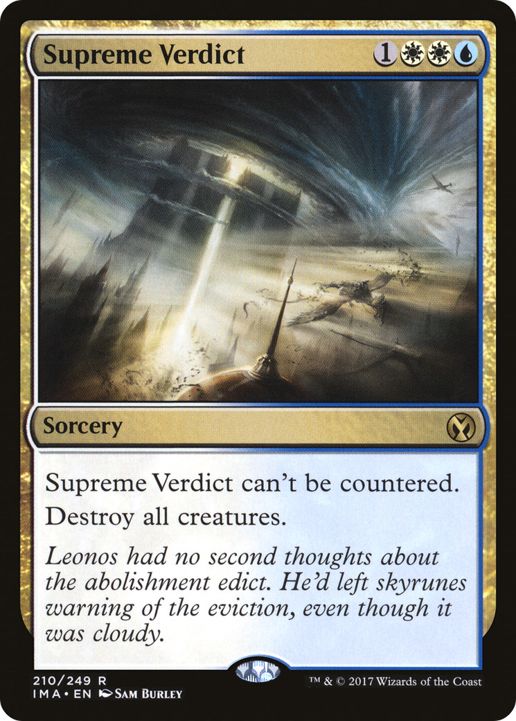 Supreme Verdict (210) Foil - Iconic Masters