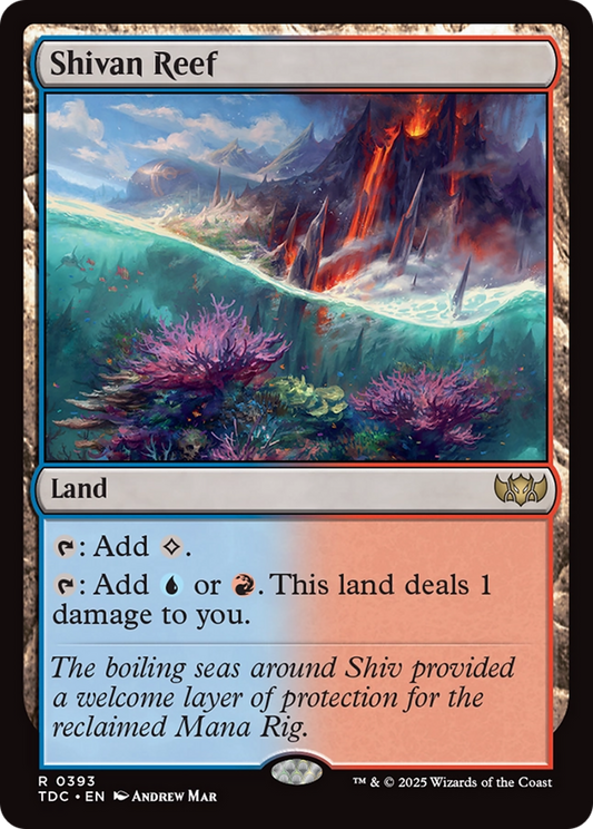 Shivan Reef (393) - Commander: Tarkir: Dragonstorm