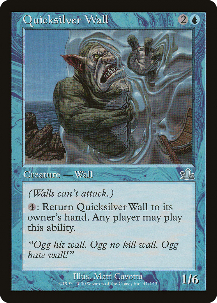 Quicksilver Wall [Prophecy] Foil