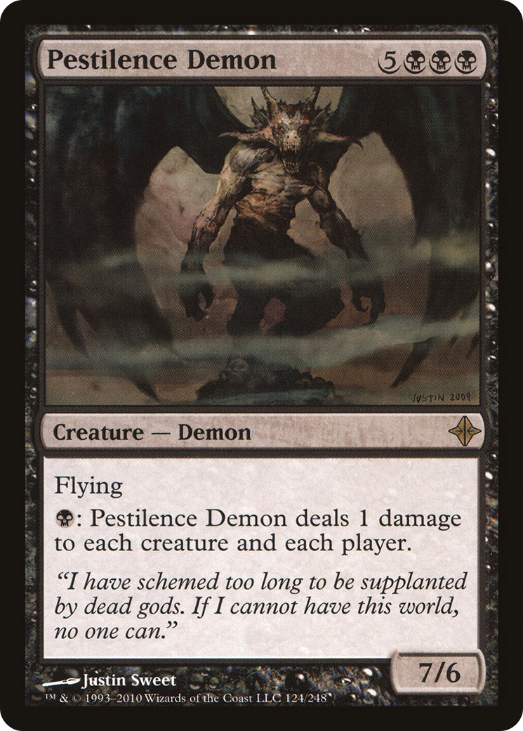 Pestilence Demon [Rise of the Eldrazi] Foil