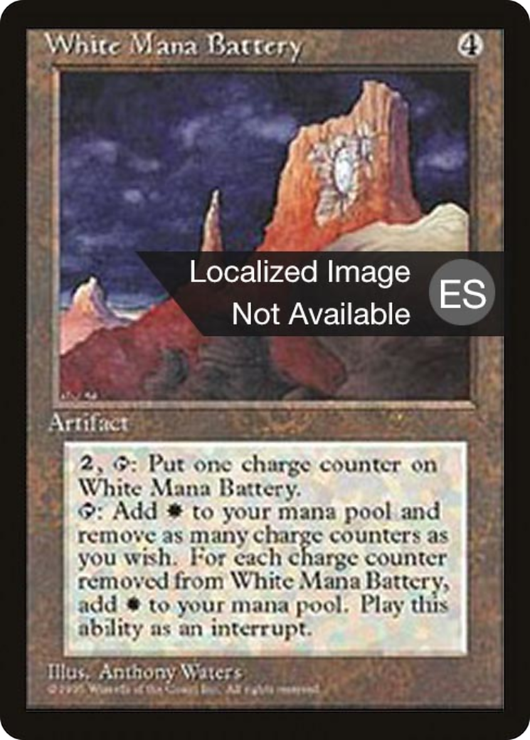 White Mana Battery [Fourth Edition (Foreign Black Border)] | Silver Goblin