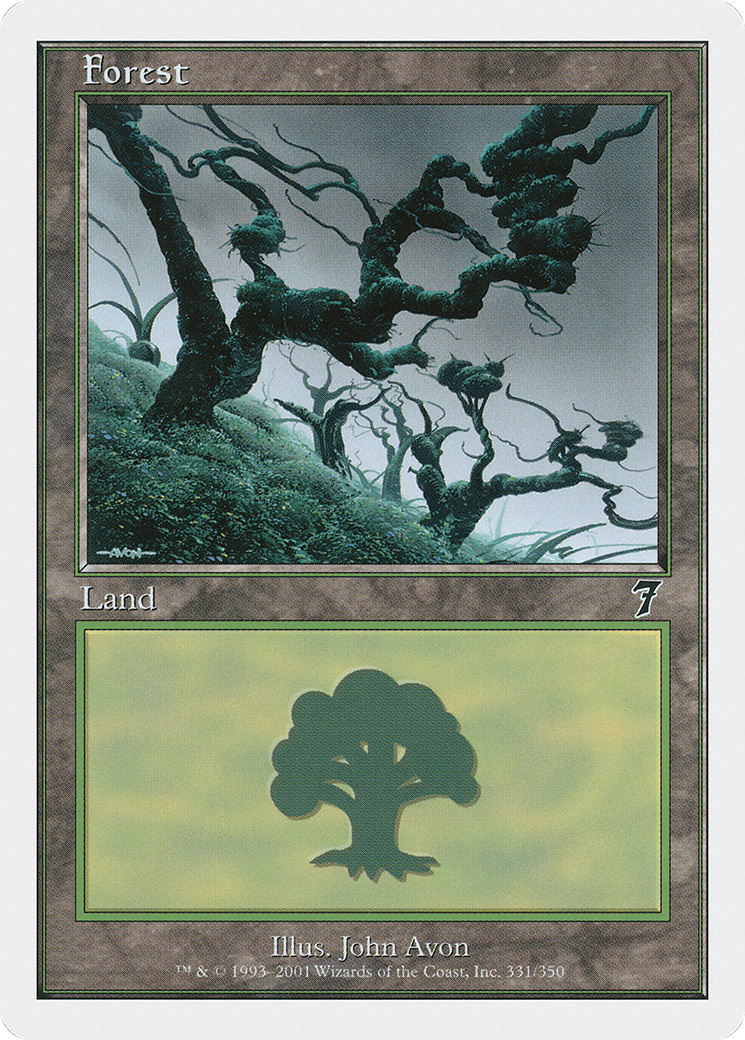 Forest (331) Foil - Seventh Edition