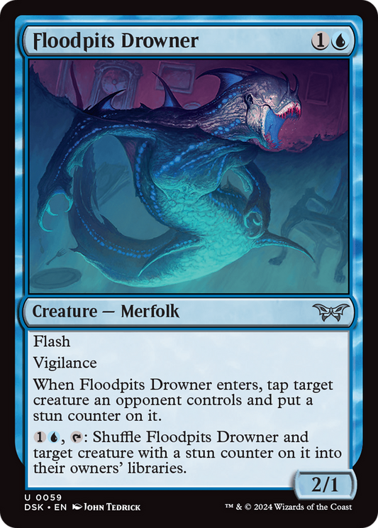 Floodpits Drowner [Duskmourn: House of Horror] Foil