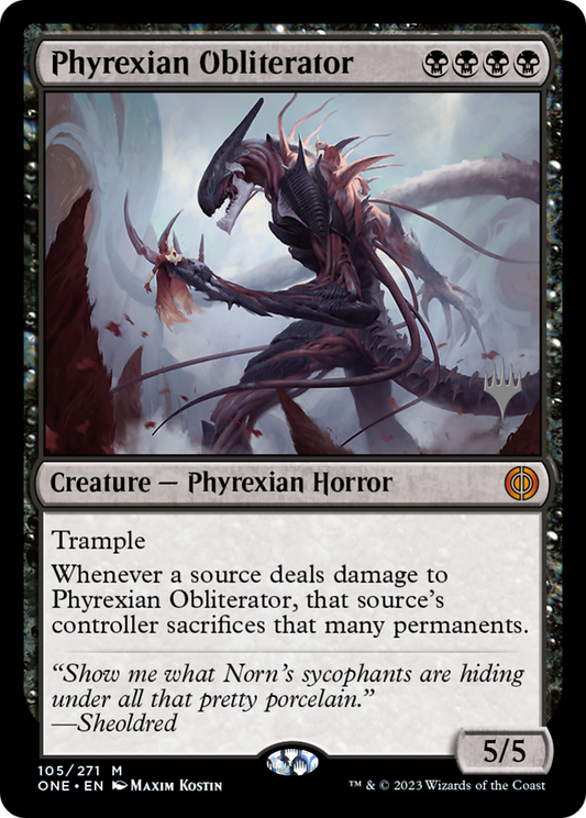 Phyrexian Obliterator (Promo Pack) [Phyrexia: All Will Be One Promos] Foil